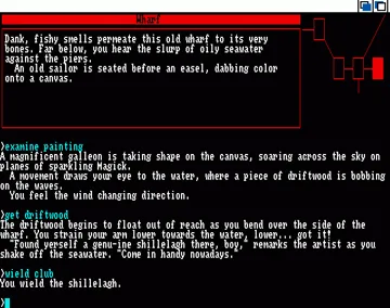 Beyond Zork - The Coconut of Quendor screen shot game playing